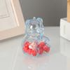 5pcs Transparent Bear Candy Box Plastic Wedding Gift Pink/Blue  Chocolate Boxes Baby Christmas Candy Storage Party Supply