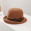 Un Protection Bow Bucket Hat Breathable Elasticity Fishmen Hat Casual Women Outdoor Sun Hats Travel Beach Hats