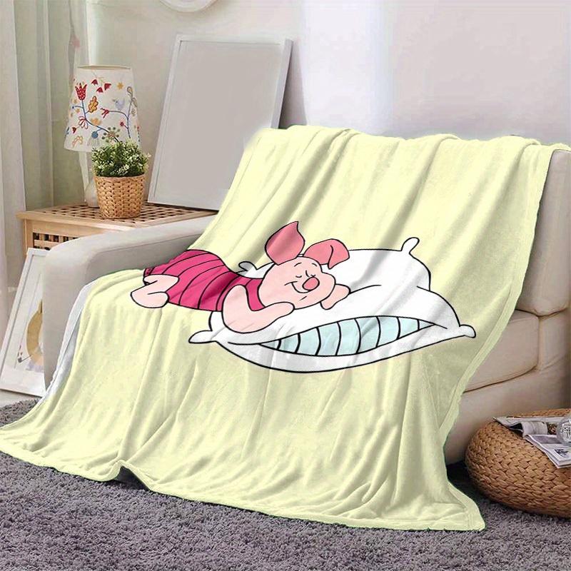 

1pc Piglet Blanket Cute Cartoon Character Blanket for Home Decor, Couch Cover, Travel 80cmx120cm