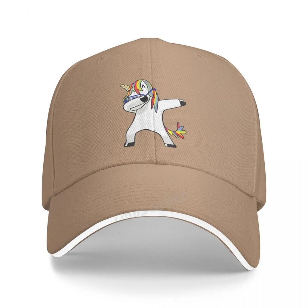 New Summer Dabbing Cap Fashion Unicorn Print Men Baseball Cap Unisex Funny Dabbing Unicorn Hip Hop Adjustable Dad Hat Bone