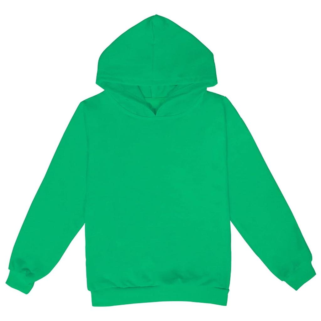 Children's Fashion Solid Color Pullover Casual Versatile Hoodie Sweatshirt