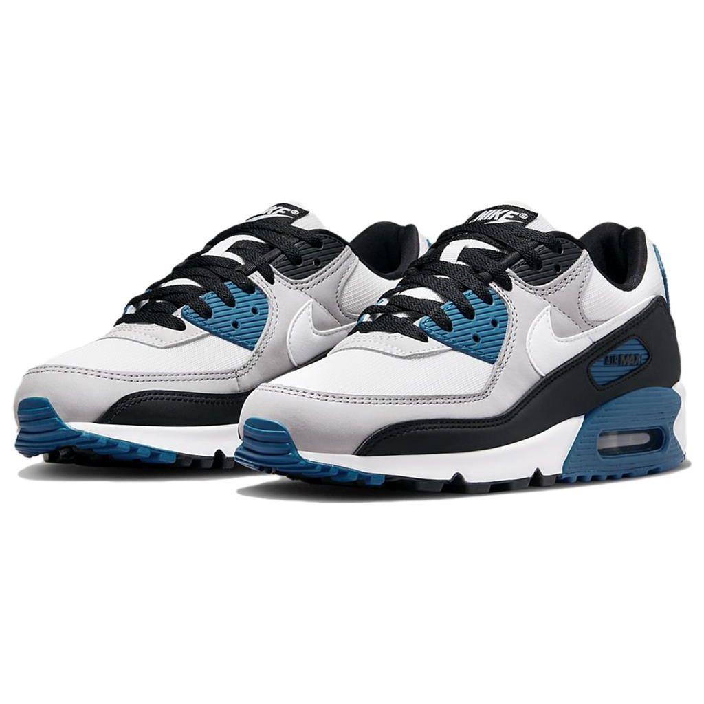 Nike Zapatillas Air Max 90 Negro Azul Cerceta Hombre Gris Gris Humo Claro Azul Industrial FB9658-002