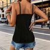 Women Knit Tank Top Sleeveless Casual Summer Shirt Double Strap V Neck Slim Fit Stretchy Knitwear