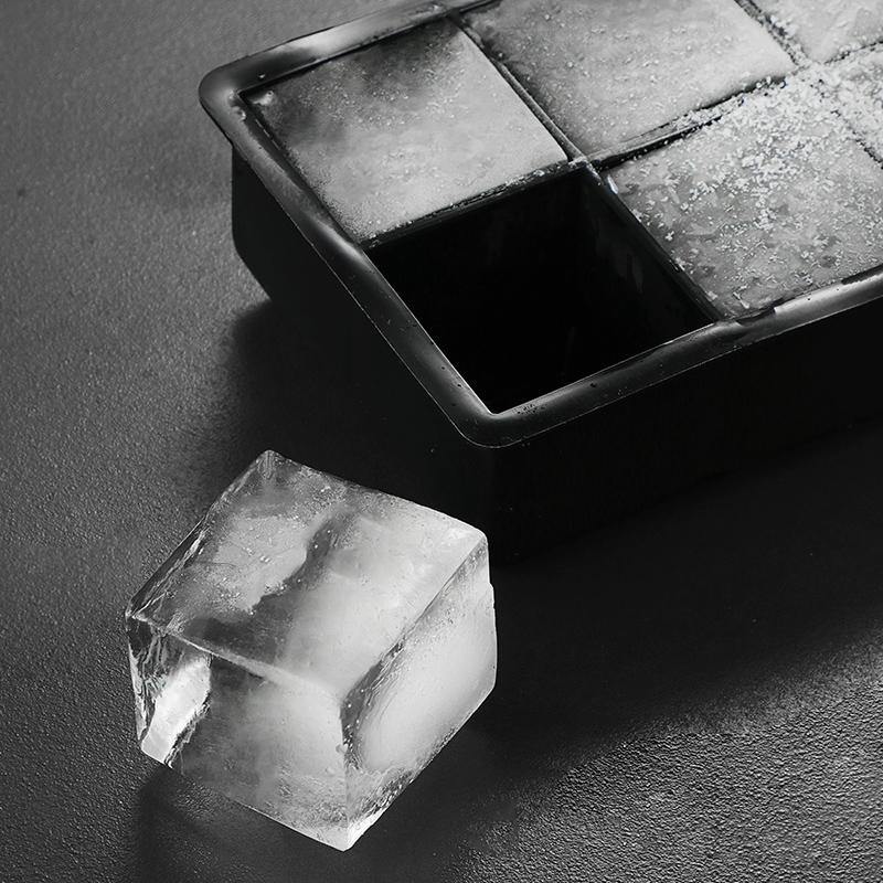 Ice Cube Tray Ice Cube Silicone Molds Ice Cube Maker Square Ice Tray Large Ice Cube 8 Grid Ice Mold Kitchen Accessories Gadgets