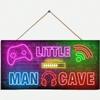 Youth Video Game Neon Tin Signs Metal Wall Art Decor