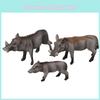 Wild Sus Scrofa With Pvc Construction For Children Educational Wildlife Play