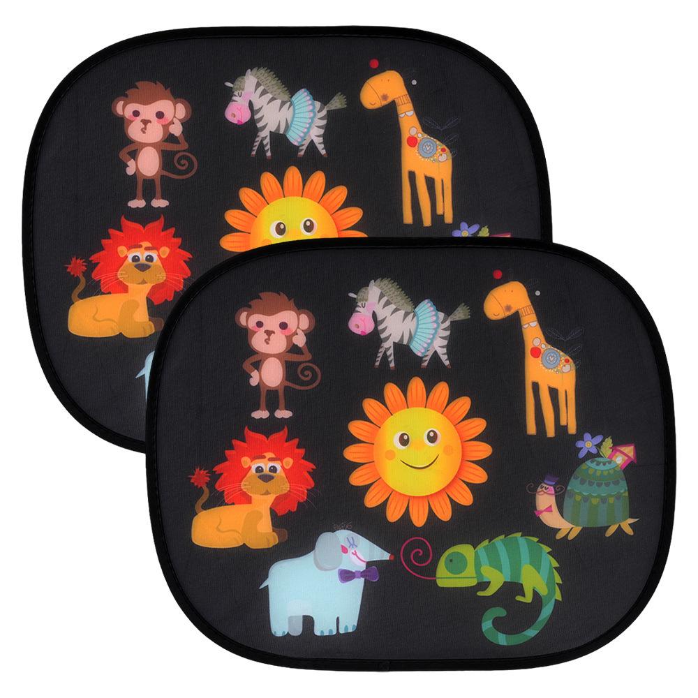 Cartoon Car Sunshade Windshield & Side Window Heat Insulation Curtain