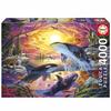 Puzzle - EDUCA - Orcas and Wolves - 4000 Pieces - 136 X 96 Cm - For Adults from 15 Years Old