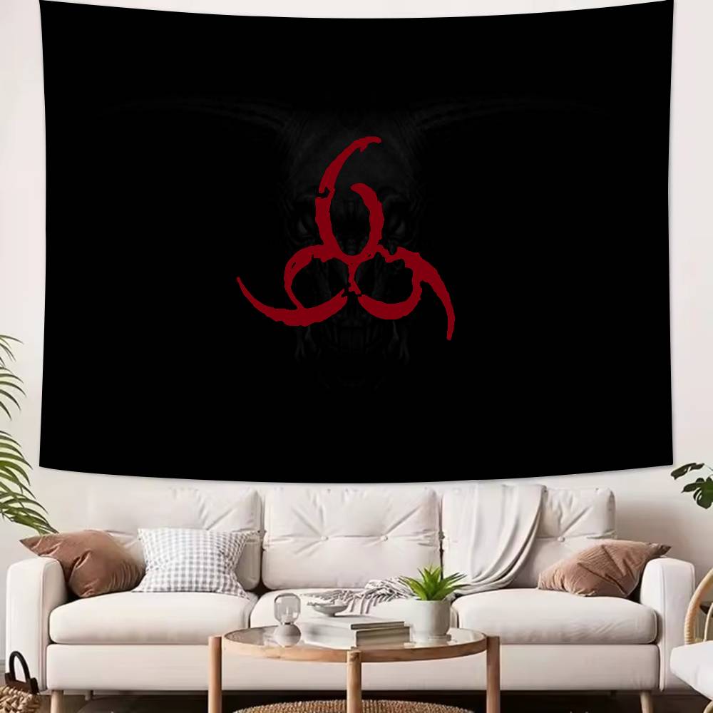 Large Cool FPS Video DDoomS Gaming Tapestry Popular Room Decoration Wall Tapestry Art Room Home Decor Wall Art Decor