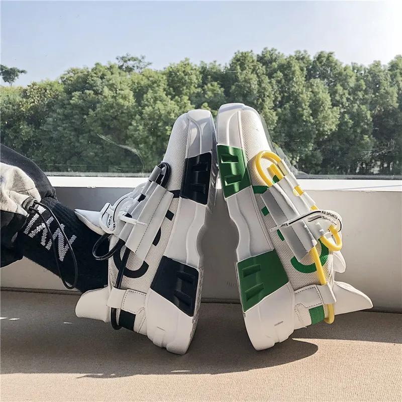 Мужские кроссовки с сетчатой ​​дышащей баскетбольной обувью — фото 5