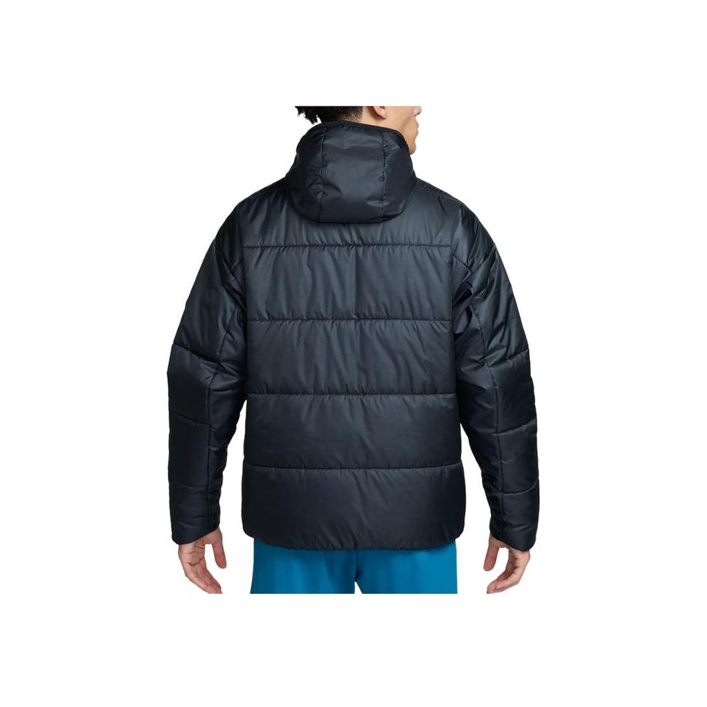 Nike Hooded Zipper Drop Shoulder Long Sleeve Cotton Jacket Men Jackets Black FD7702-010