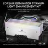 CORSAIR DOMINATOR Titanium DDR5 RGB Light Enhancement Kit - 2 Modules - 0GB RAM - CORSAIR iCUE Compatible - White