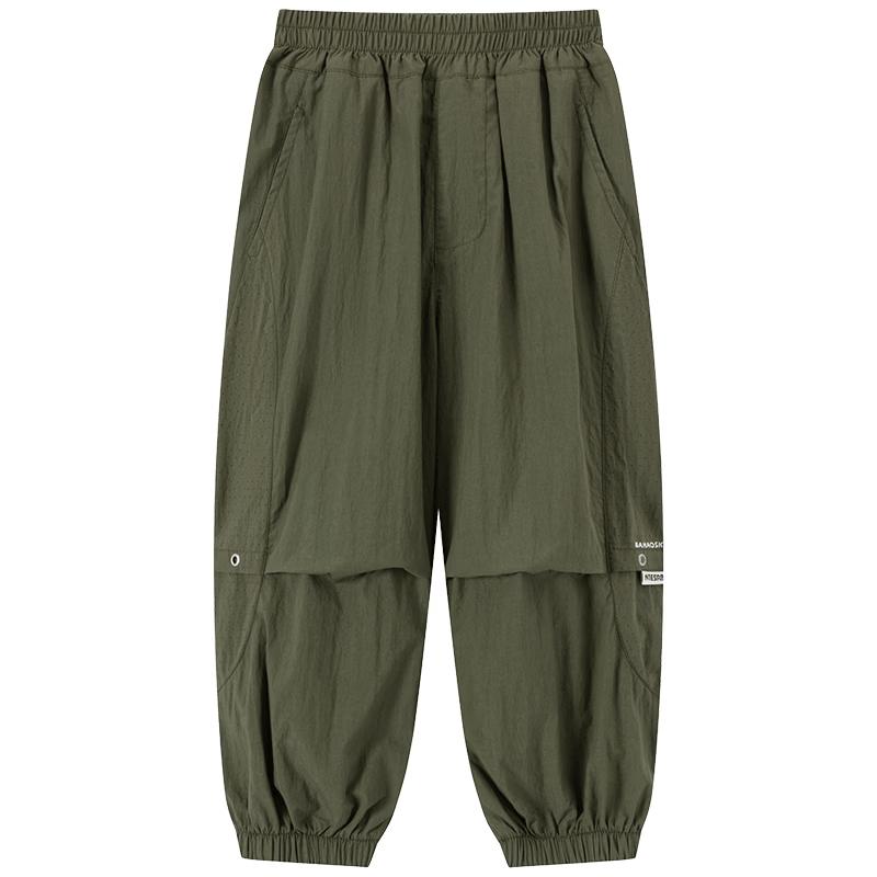 Xiang Han Mu Boys' Summer Lightweight Mosquito-Repellent Outdoor Pants