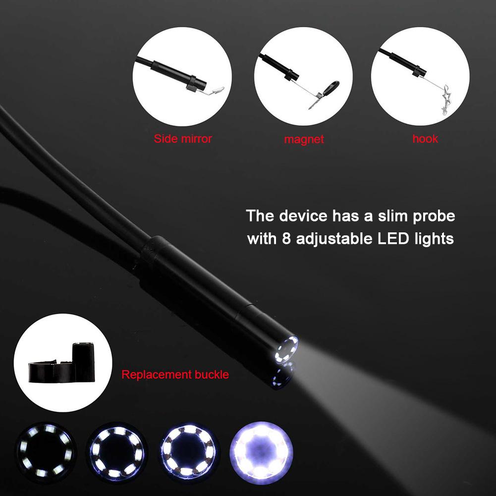4.3 in 1080P HD Multi Language Waterproof Inspection Borescope Monitor Endoscope Camera F200(2 m
