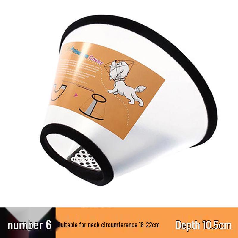Elizabethan Pet Collar: Anti-Scratch, Anti-Bite Cone for Dogs & Cats. Neutering Protection & Injury Recovery Headgear.