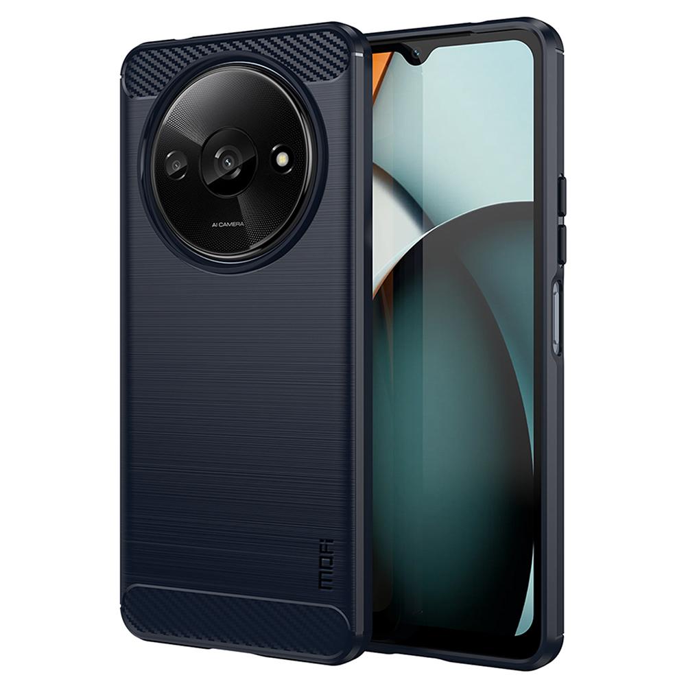 MOFI JK TPU Series-1 For Xiaomi Redmi A3/Poco C61 4G Protective Case TPU Phone Cover Carbon Fiber Texture