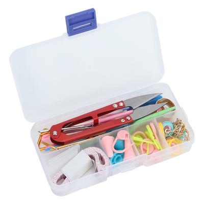 DIY Hantverk Stickmaskor Nålar Kit Virknål Markör Måttband Sytillbehör