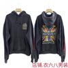 2025 Unisex Oversized Hoodie With Cross Print Vintage Washed Cotton Streetwear