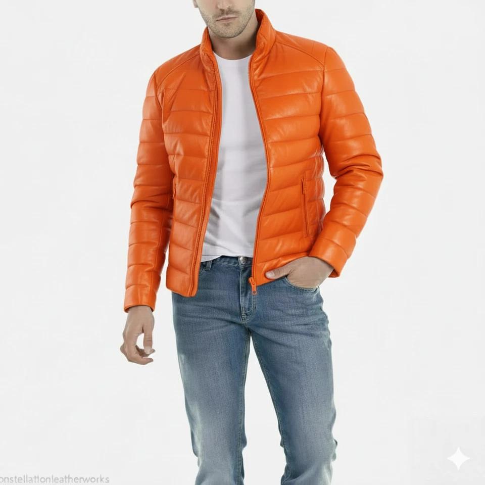 Leather Motorcycle Stylish Lambskin Biker Classic
