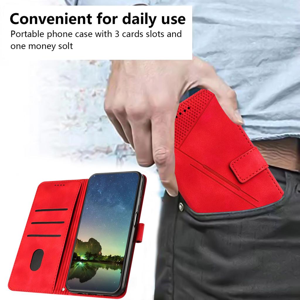 For Xiaomi Redmi Note 14 5G Case Handbag Imprinted Triangle Leather Phone Cover