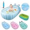 Cute Children Inflatable Bathtub Cartoon Manual Inflatable Baby Bath Indoor Kids Swimming Pool Portable Newborn Shower Products