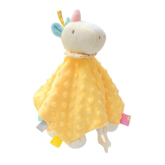 Dětský uklidňující ručník Super měkká bezpečnostní deka Uklidňující hračky Útulný uklidňující ručník pro miminko