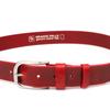 Яркий женский кожаный ремень GRANDE PELLE Leather Belt 21475 Красный