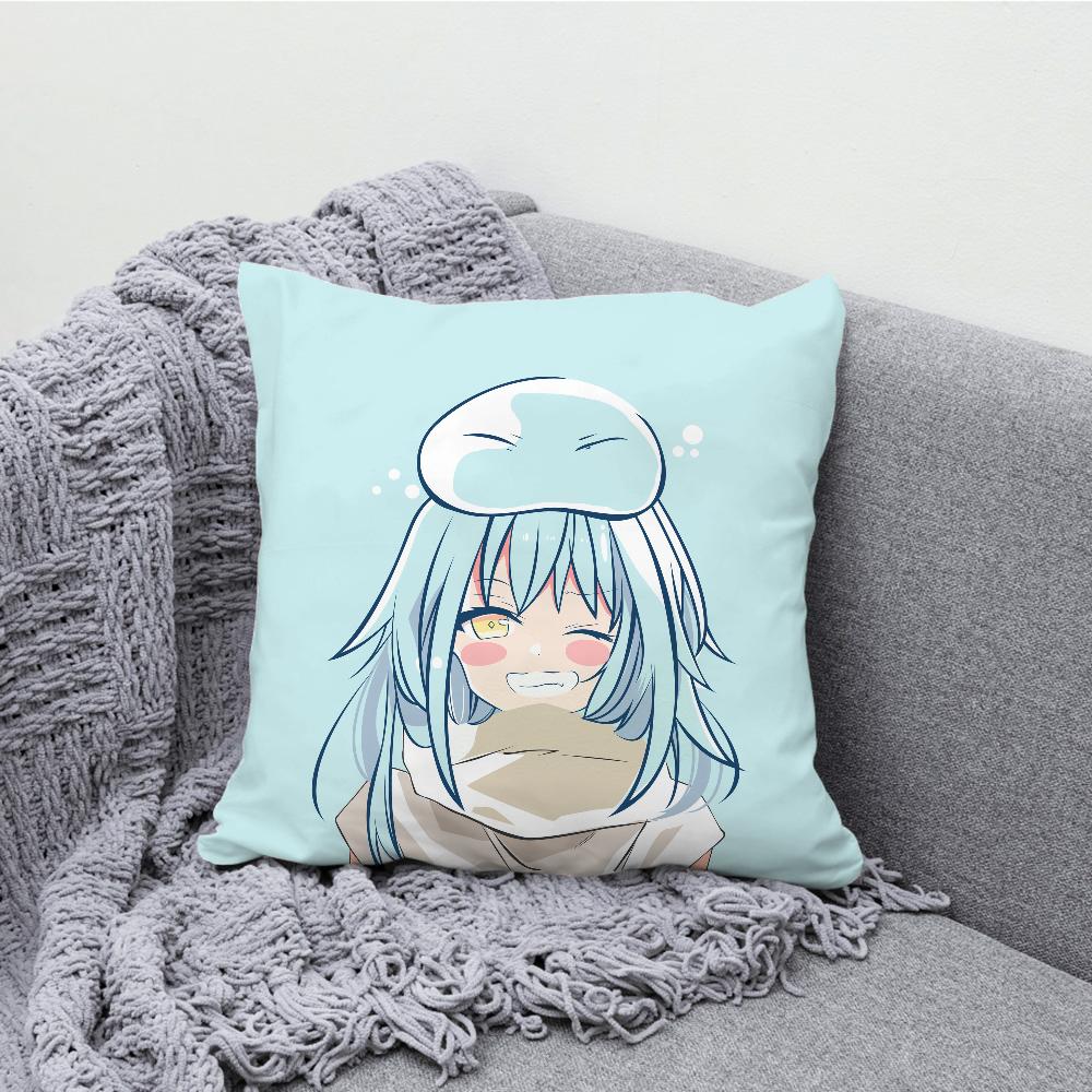 Cute Rimuru Tempest Pillow Case Soft Cushion Cases for Farmhouse Sofa Decor Home Decorations and Protector Pillow Case