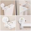 L Shape Folding Shower Curtain Suction Cup No Drilling Bathroom Dry And Wet Separation Waterproof Toilet Corner Shower Partition