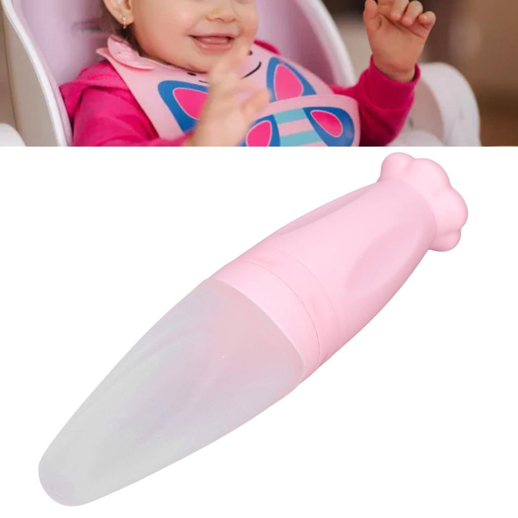 Baby Bottle 2 in 1 Multipurpose Baby Bottle Spoon for Baby Bottle Spoon Spoon, (Pink)