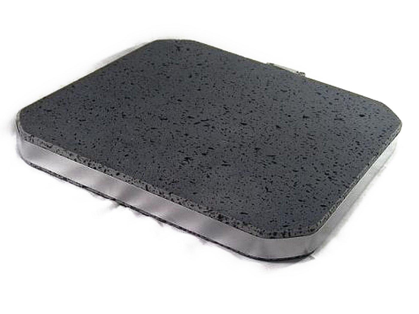 

Mihiro durable lava 20 x 20 x 2 cm made of black Genbu Highly plate thick, чорний