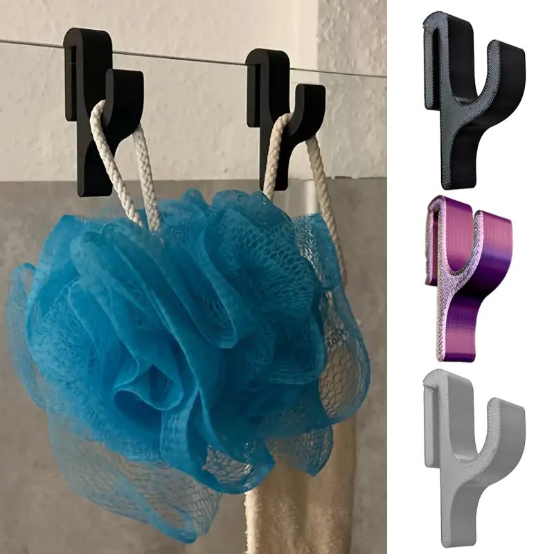 Shower Hook For 8Mm Glass Doors Holds Towels And Clothes Wall Organizer Towel Holder Easy-To-Install Minimalist Home Decor
