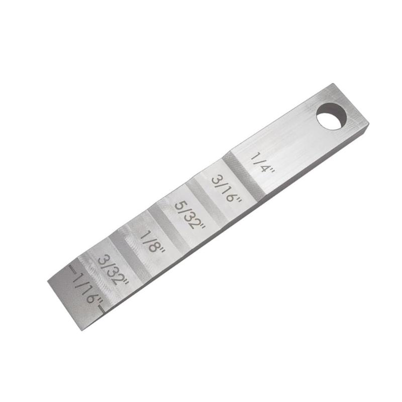 Corrosion Resistant Stainless Steel Tube Pipe Gaps Calibrator With Multiple Scale Wedge Design For Engineers And Technicians