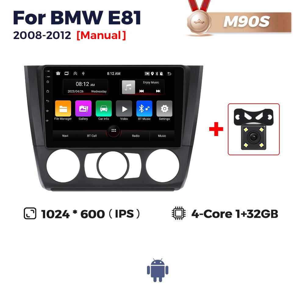 Navifly UIS7862S Android Car Radio For BMW 1 Series E81 E82 E87 E88 2004-2012 GPS Stereo BT Carplay Auto Multimedia Video Player