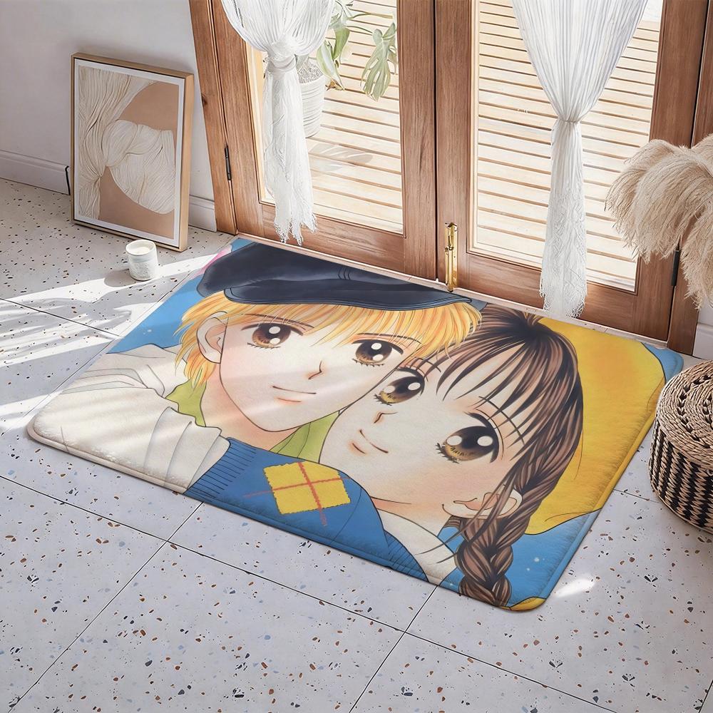 Anime K Kodomo no Omocha Floor Mat Eco Flannel Doormat Non Slip Odorless Indoor Floor Rug Soft Short Plush Home Mat