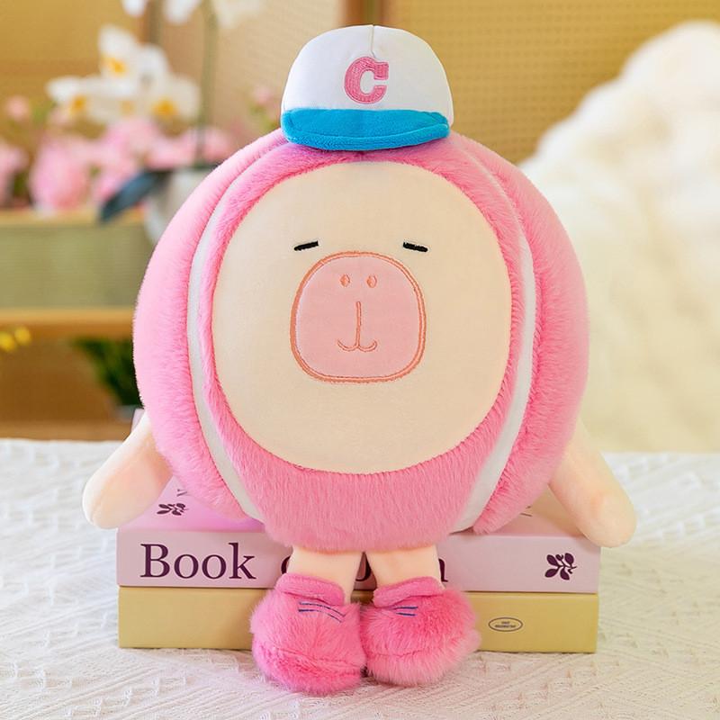 

Capybara Dress Tennis Up Cartoon Plush Doll Kids Birthday Gift Decoration Home 30cm