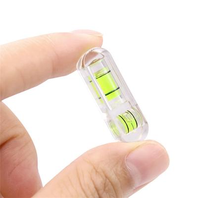 Mini Bubble Spirit Level T-type Spirit Level Round Square DIY Measuring Tools for Pos Frame Desk Daily Frame Surface Leveler