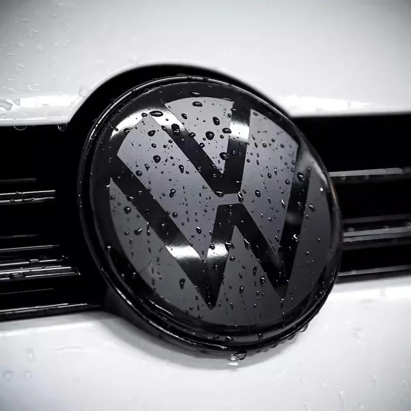 XJBRL1 Car Front Grille Emblem Badge Cover Rear Trunk Lid Sticker For VW Polo GOLF 6 7 8 Passat B6 B7 B8 Variant CC Tiguan Atlas Jetta