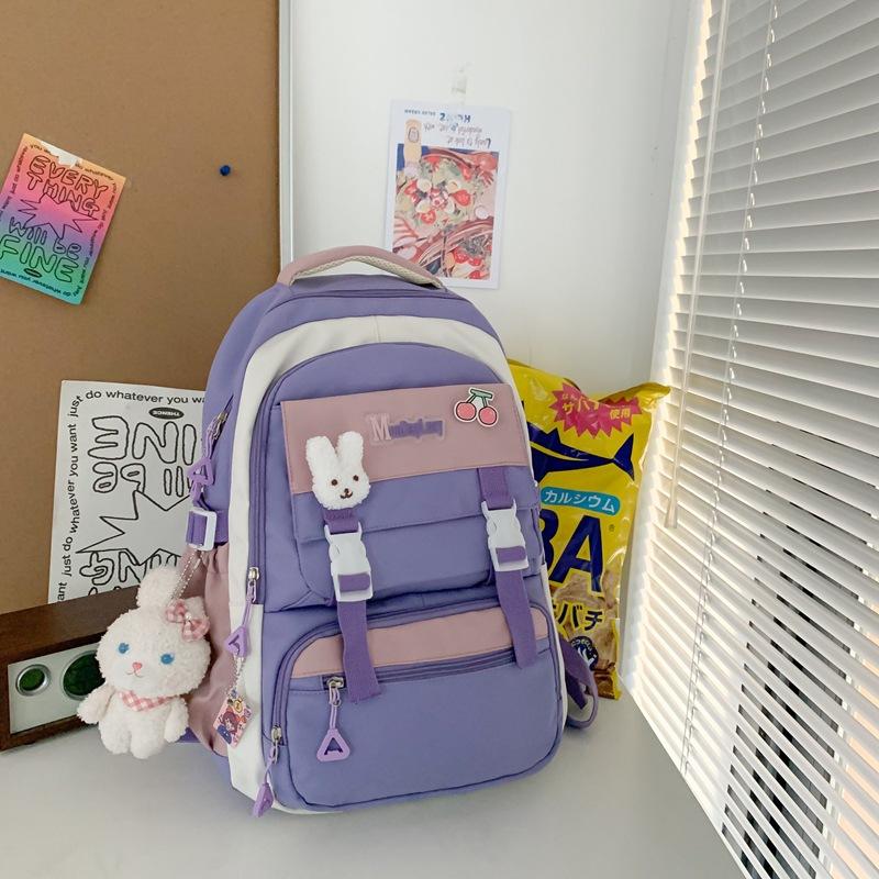 Schultasche Mittelschule Mädchen neu hoher Wert große Kapazität Mittelschule Grundschüler High-School-Schüler Rucksack