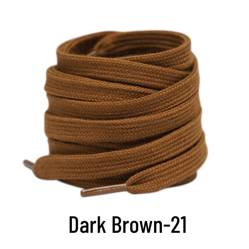 Double-Layer Cotton Shoelaces for Sports, Casual, Skate, and White Shoes