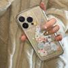 Cute puppy stacked music iPhone 17Promax mobile phone case transparent for Apple 16Pro space case 15