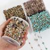 1meter Bohemian Crystal Irregular Stone Beads Beaded Chain for Handmade Bracelet Necklace Jewelry Making DIY Curtain Decoration