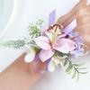 Artificial Silk Flower With Pin Clip Realistic Flower Decoration Set For Elegant Wedding Corsage And Wrist Flower