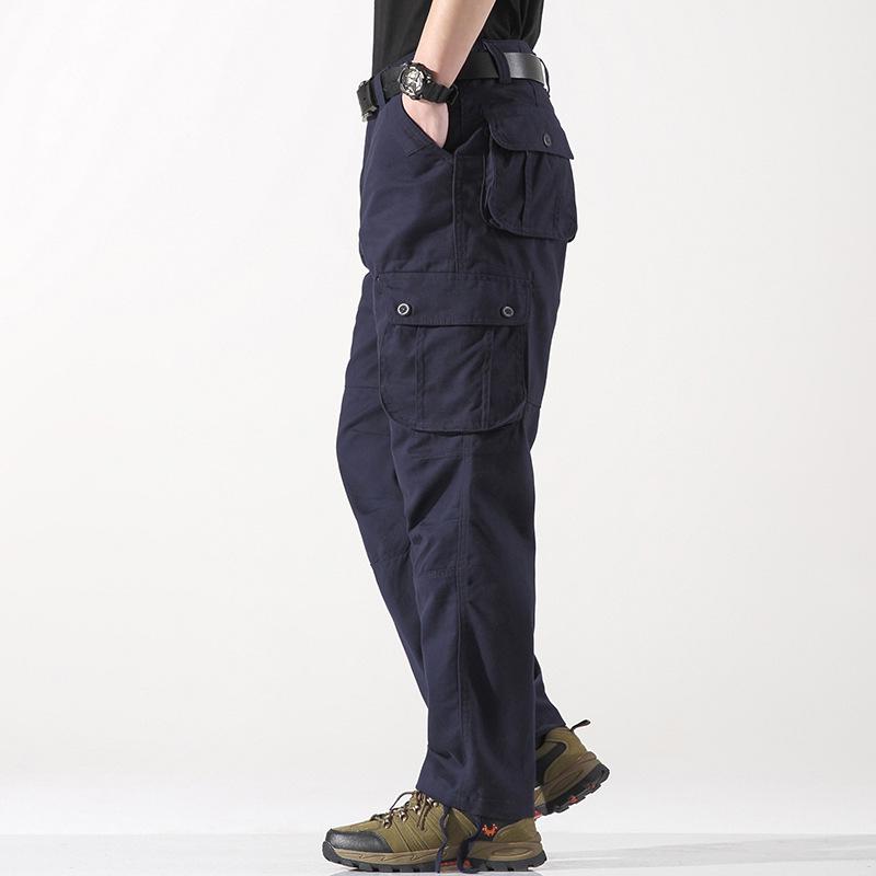 2026 Men's Plus Size Straight Leg Multi-Pocket Casual Outdoor Sweatpants