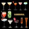 Kreative Cocktailgläser Tassen, Einfaches Margarita-Glas Tasse, Dünne Martini-Glas Tassen, Bar-Glas Kelche, Barkeeper Küchenwerkzeuge