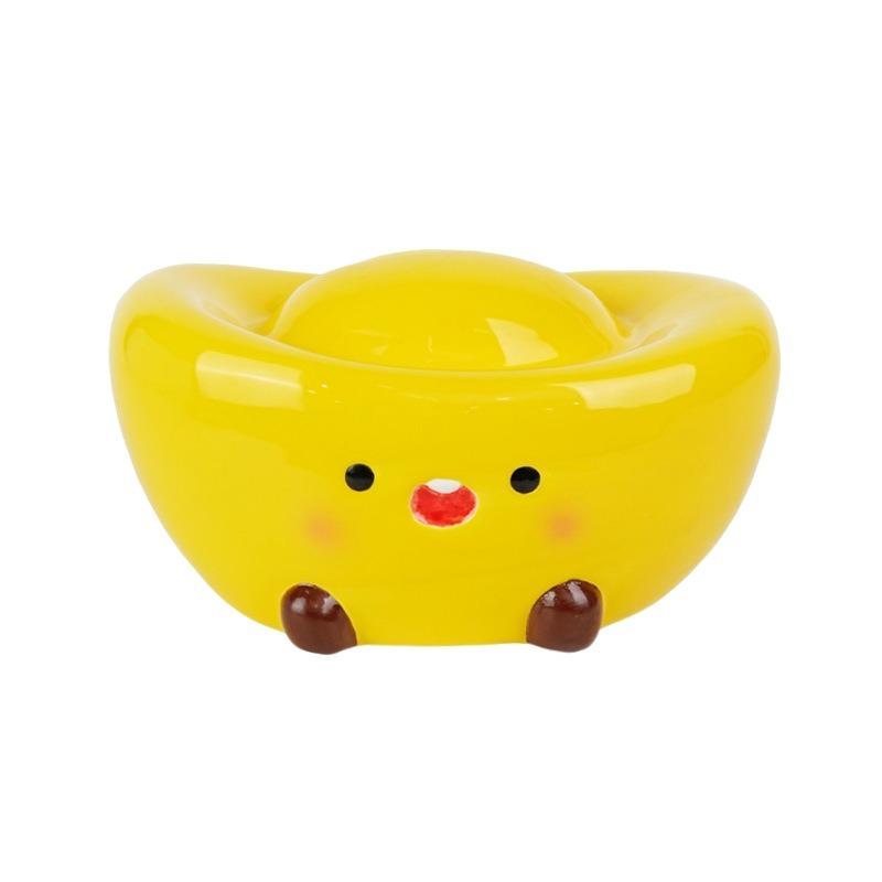 

Ceramic Ingot Tissue Box Lucky Wealth Home Decor Decorative Luxury Tissue Holder for Living Room Table Office