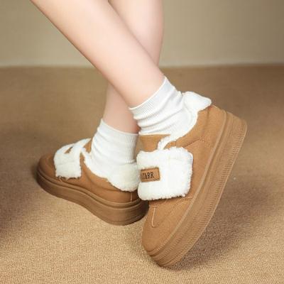 Fashion Warm Woolly Snow Boots for Women 2024 New Winter Colt with Velvet and Thick Soled Non-slip Shoes for Women Tide All Cotton Shoes