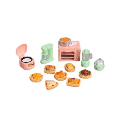1 Set Plastic Pretend Bread For Doll Accessories New 1/12 Scale Miniature Dollhouse Food Electronic Oven Rice Cooker Model