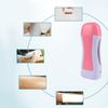 Electric Roll On Wax Heater Portable Hair Removal Depilatory Wax Heater for Sensitive Skin Pink