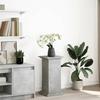 VidaXL Pedestal with Storage Concrete Grey 31x30x60 Cm Engineered Wood, Display Case, Display Stand, Presentation Shelf, Stand 854619